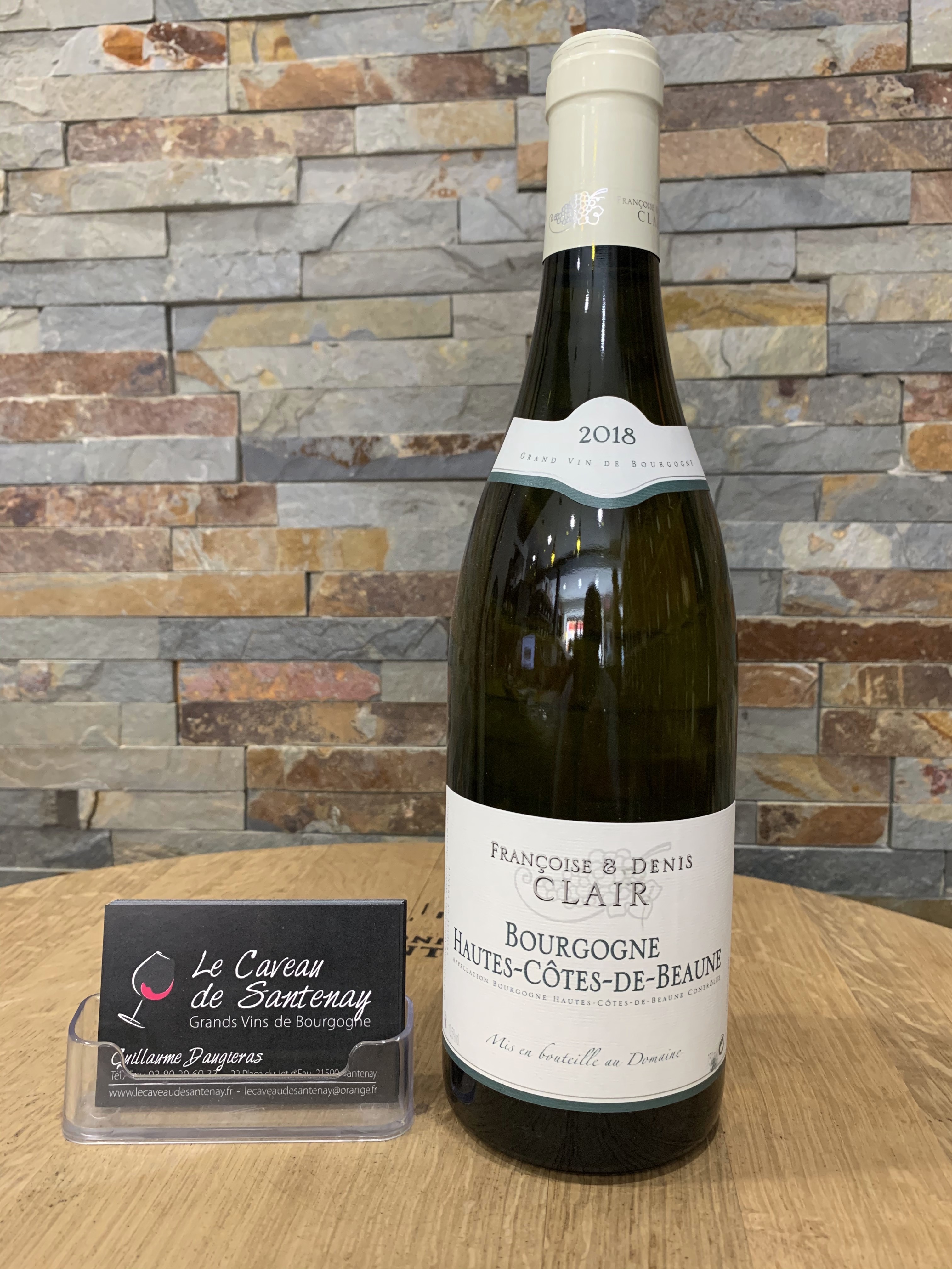 Bourgogne Hautes C Tes De Beaune Blanc Domaine F D Clair Le