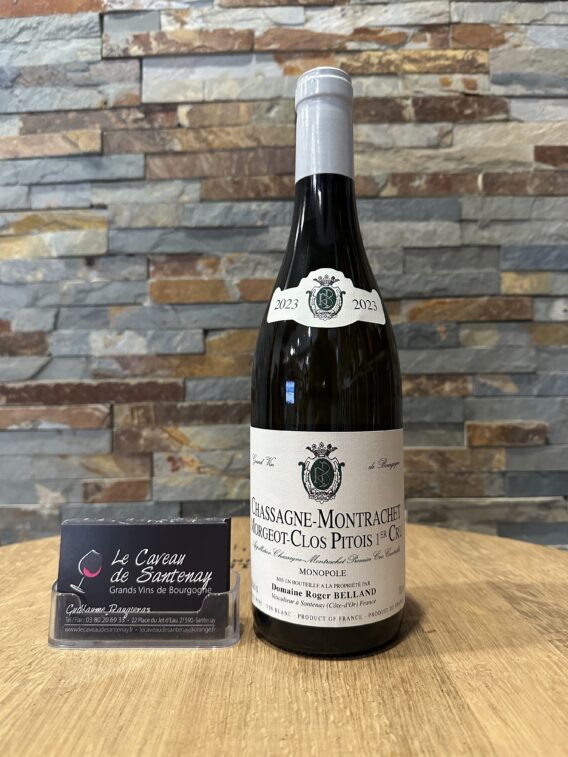 Chassagne-Montrachet 1er Cru Morgeot "Clos Pitois" blanc 2023 Domaine Roger BELLAND