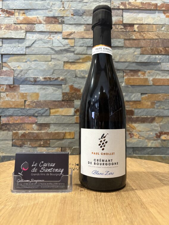 Crémant de Bourgogne "Blanc Zéro" Domaine Paul CHOLLET