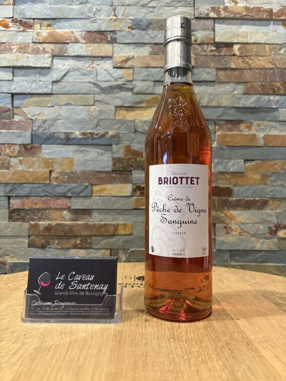 Crème De Pêche De Vigne Sanguine Briottet