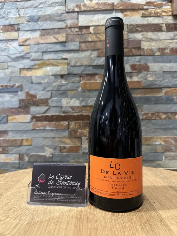 Minervois Cazelles Rouge « l’O De La Vie » 2023 Domaine Anne GROS et Jean-Paul TOLLOT