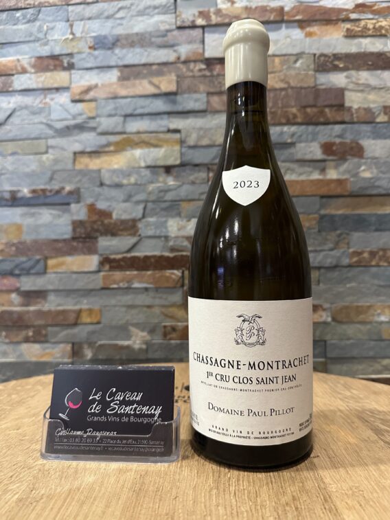 Chassagne-Montrachet 1er Cru « Clos St Jean » Blanc 2023 Domaine Paul PILLOT