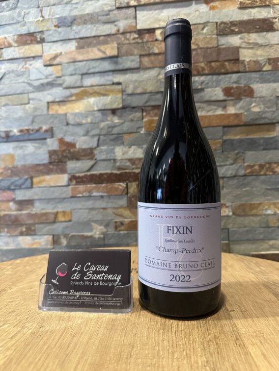 Fixin « Champ Perdrix » rouge 2022 Domaine Bruno CLAIR