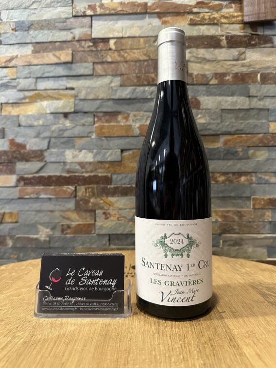 Santenay 1er Cru "Les Gravières" Blanc 2024 Domaine Jean-Marc VINCENT