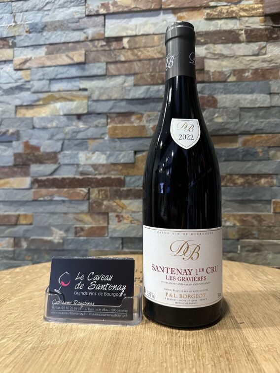 Santenay 1er Cru « Gravières » Rouge 2022 Domaine BORGEOT