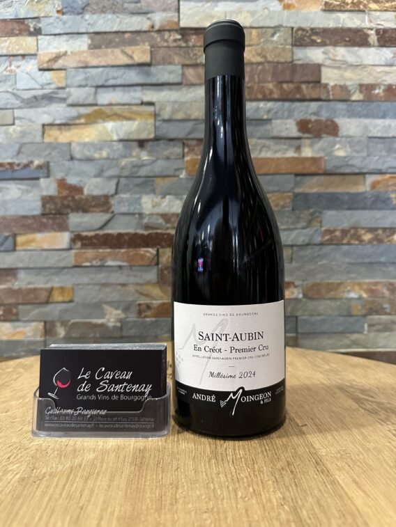 Saint-Aubin 1er Cru « En Créot » Rouge 2024 Domaine André MOINGEON et Fils